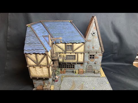 How to paint Fantasy style buildings for Wargaming amp DampD