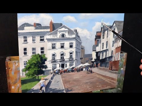 How to Paint an OLD STREET SCENE