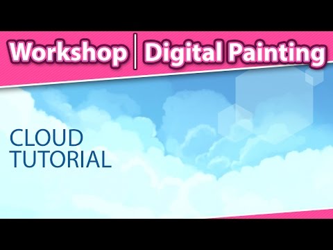 How to Paint Clouds in Photoshop  Digital Painting Workshop