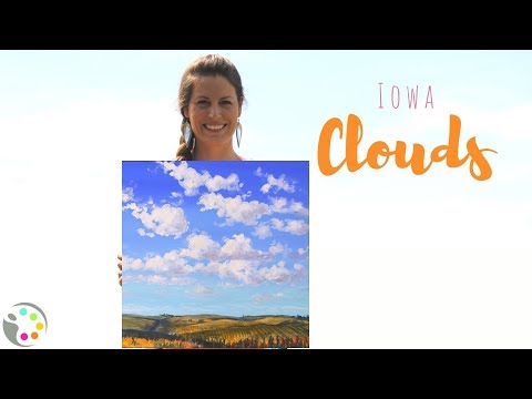 How to Paint Clouds  Easy Acrylic Painting Tutorial for Beginners