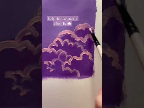 How to paint clouds 