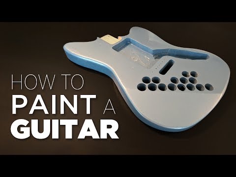 How To Spray Paint A Guitar  Start to Finish