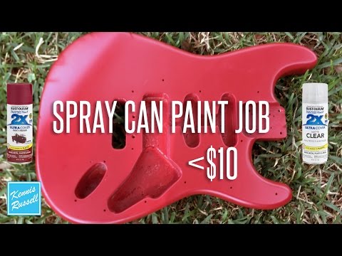 Can You Paint a Guitar With Spray Paint For Less Than 10