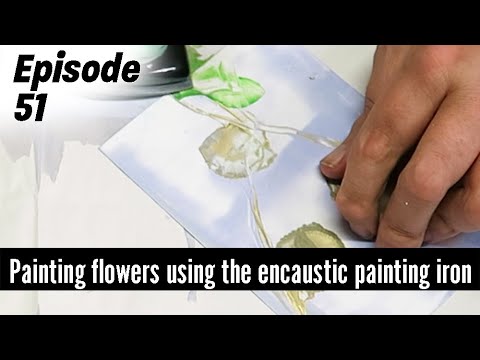 Encaustic Art Plus  How to paint flowers