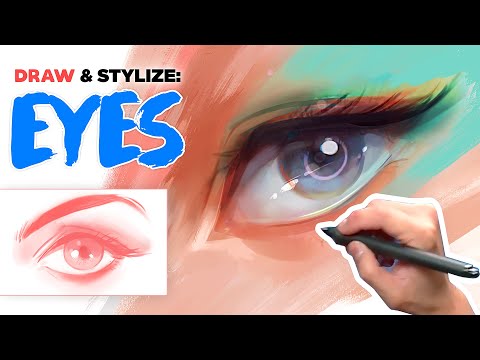 How to Draw and Stylize Eyes  Tutorial