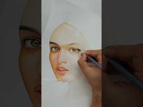 Eye Painting with Watercolors
