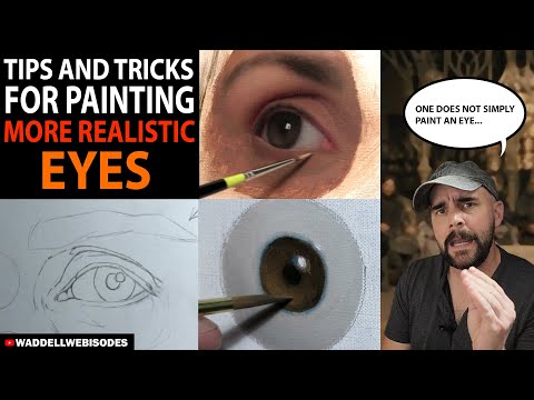 TIPS amp TRICKS for Painting Eyes in OIL PAINT