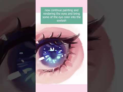 Part 2  How I color eyes 
