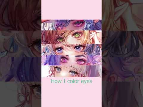 Part 1  How I color eyes 
