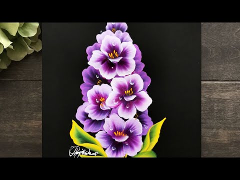 How to paint Flowers  Check this out  easy painting for beginners