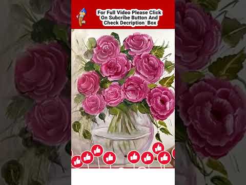 Oil painting Flower Bouquet  How to paint still life  06 shorts youtubeshort
