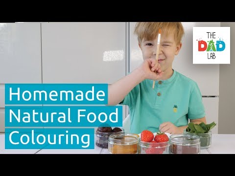 How To Make Natural Paint For Kids From Food At Home
