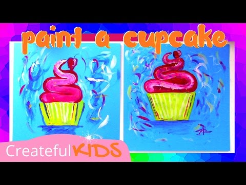 How To Paint a Cupcake