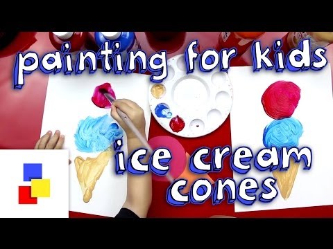 Painting Activity For 2 Year Olds Ice Cream Cone