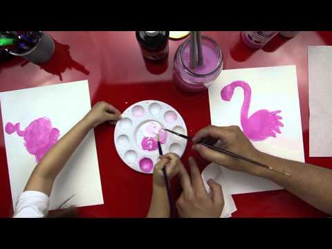 How To Paint A Flamingo
