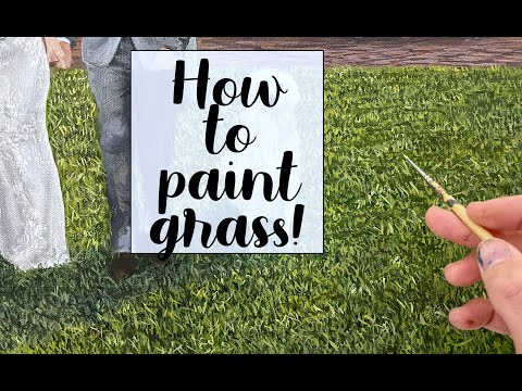 How to Paint Realistic Grass Using Oil or Acrylic Paint