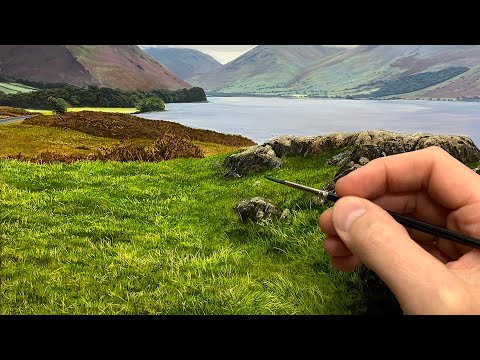 Painting grass the easy way with oil  Episode 228