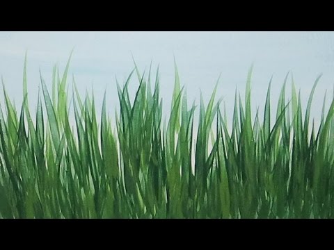Acrylic Painting How to Paint Tall Grass Quick and Easy Painting Tutorial