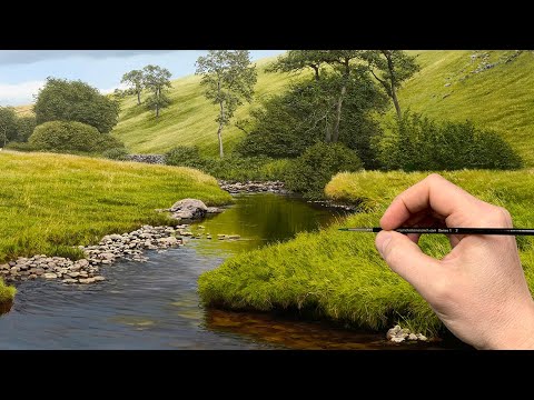 Learn how to Paint Realistic Grass  Episode 245