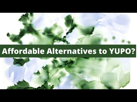 Alcohol Ink  Cheaper Alternatives to Yupo Paper  Budget Friendly Alcohol Ink Paper
