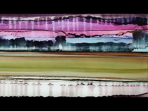 How to Seal amp Protect Art alcohol ink on Yupo paper