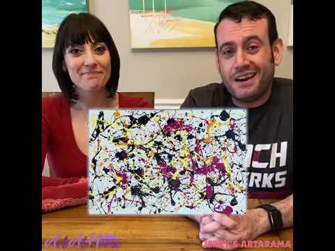 Paint Like Pollock Art At Home Fun Art Projects