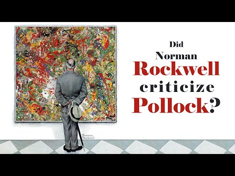 When Norman Rockwell Attempted to Paint Like Pollock  The Connoisseur
