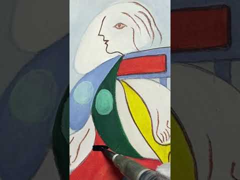 Learn to draw with foams painters I like Picassos abstract paintings  4
