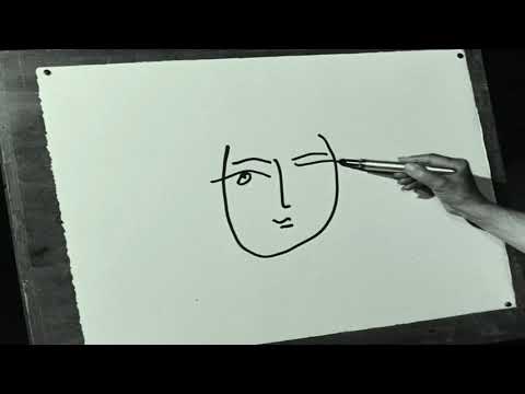 Watch Picasso Draw a Face 4K