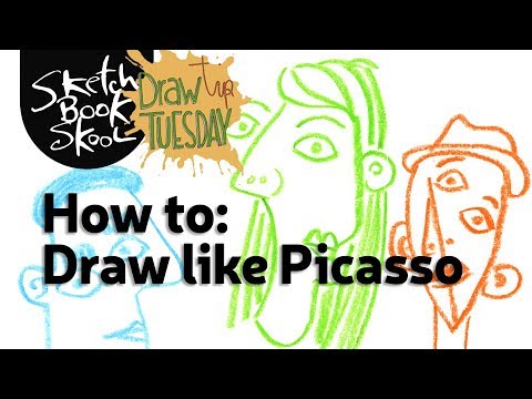 Draw Tip Tuesday  Draw like Picasso