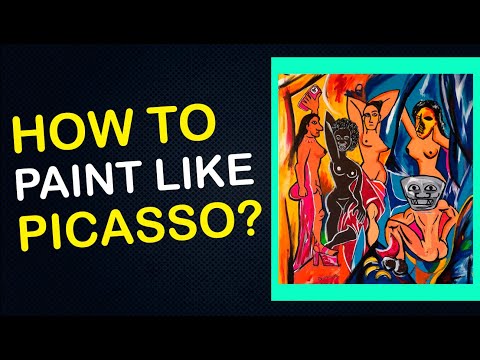 HOW TO PAINT LIKE PICASSO shorts short art how painting picasso lesdemoisellesdavignon