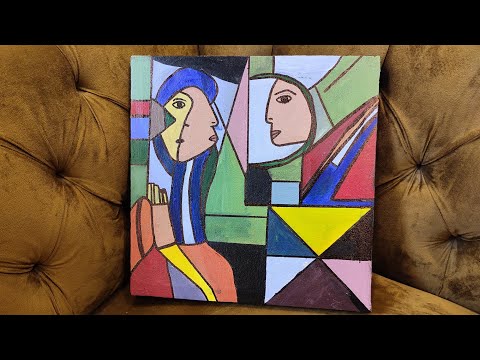 Cubism Painting TutorialTimelapse Video