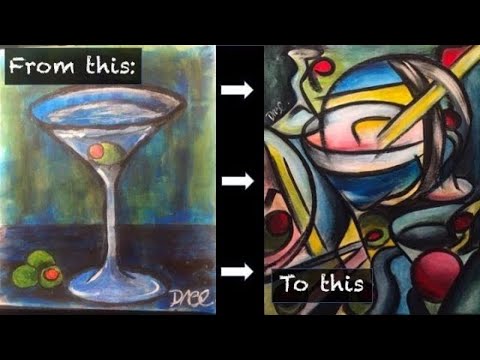 How to paint like Picasso Speed paint  Tutorial