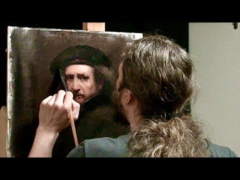Matthew Almy Paints a Rembrandt  Speed Painting