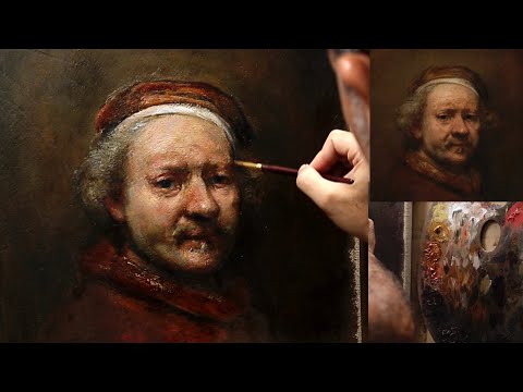 Rembrandt39s painting technique demo