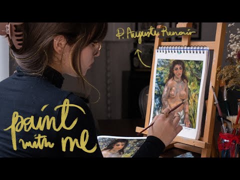 Paint with me  painting masters39 works  P Auguste RENOIR  collab w Lavrnja  Cloud Art