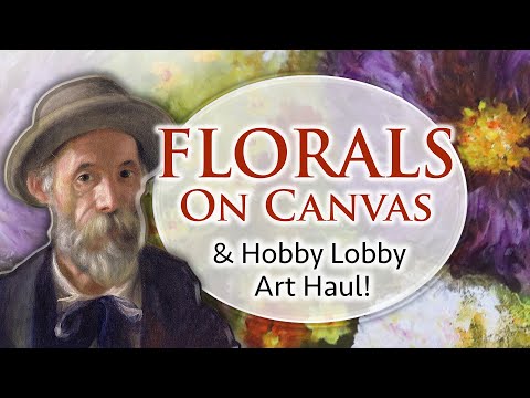 A Painting like RENOIR Art Haul and abstract painting