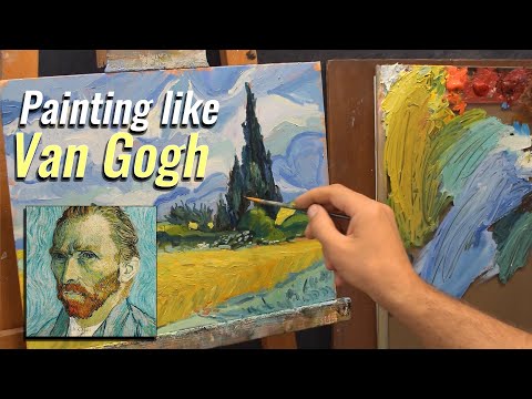 The secrets of Van Gogh39s painting technique  Oil painting TUTORIAL