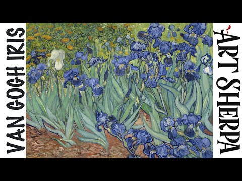 Irises by Vincent van Gogh  How to paint acrylics for beginners Paint Night at Home