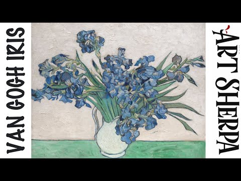 Irises by Vincent Van Gogh  How to paint acrylics for beginners Paint Night at Home