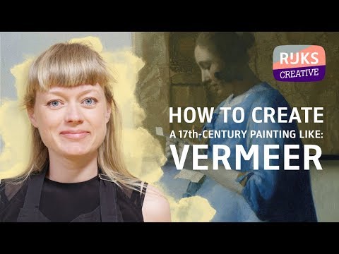 HOW to create a VERMEER painting  Rijksmuseum tutorial