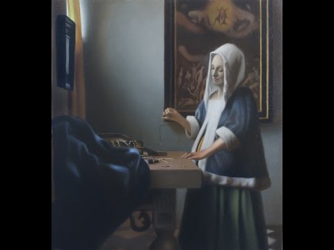 Johannes Vermeer painting technique  timelapse