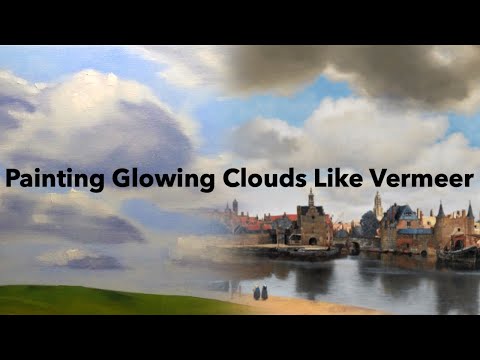 Painting Glowing Clouds like Vermeer  Oil Painting Landscape