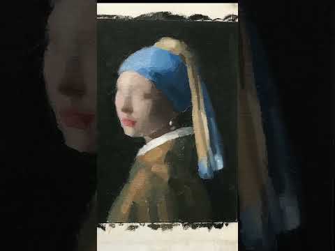 Color study after Vermeer  shorts