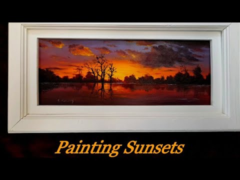 painting a sunset part 1