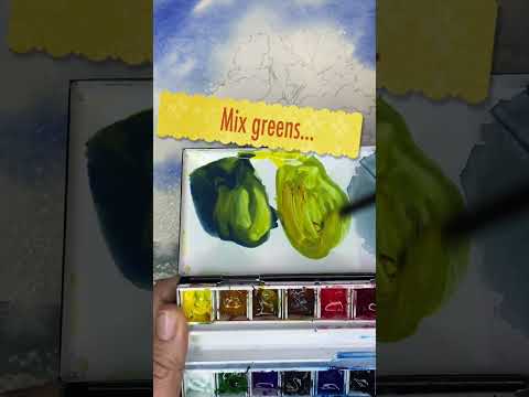 How To Paint A Tree In Watercolor For BEGINNERS  Easy Fun amp Quick 