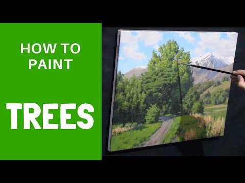 How to Paint TREES AND FOLIAGE