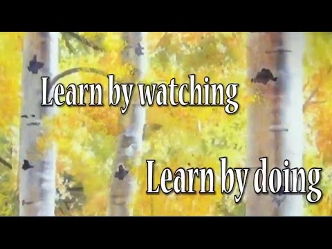 How To Paint Trees In Watercolor For Beginners