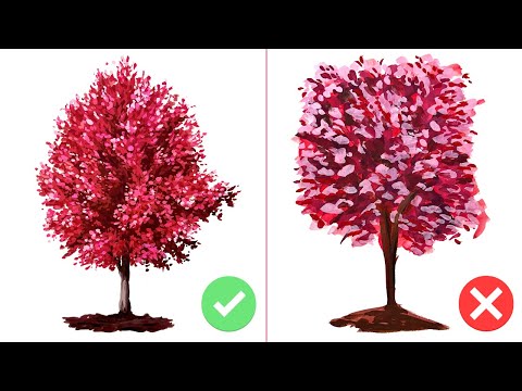 How To Paint Trees With Gouache For Beginners  Dos and Donts