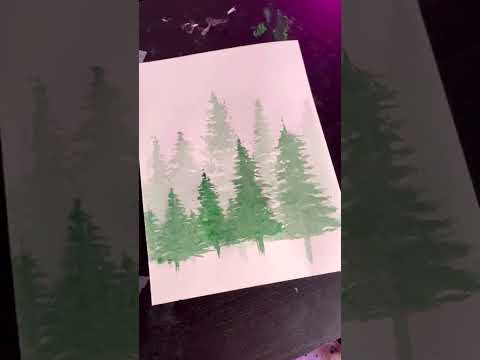 How To Paint A Tree  shorts